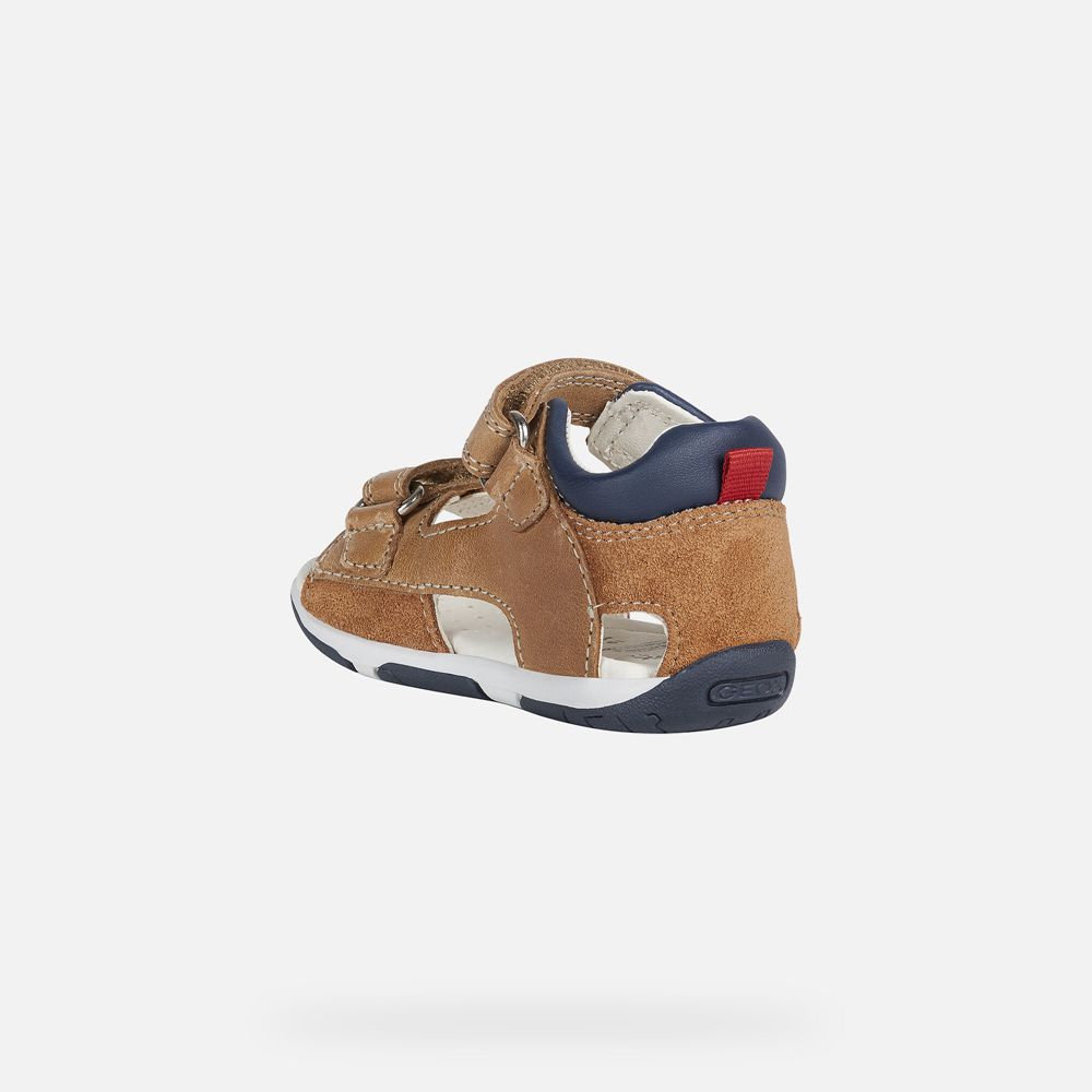 Geox Bebek Sandalet Kahverengi - Tapuz Boy - GYM-029478